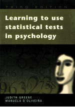 <em>LEARNING</em> TO USE STATISTICAL TESTS IN PSYCHOLOGY THIRD <em>EDITION</em>