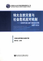 特大自然灾害与社会危机应对机制  2008年南方雨雪冰冻灾害的反思与启示