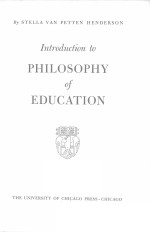 <em>INTRODUCTION</em> <em>TO</em> PHILOSOPHY OF EDUCATION