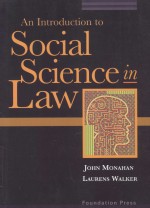 <em>A</em>n <em>in</em>troduction to soci<em>a</em>l science <em>in</em> <em>l<em>a</em>w</em>