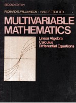 MULTIVARIABLE MATHEMATICS <em>LINEAR</em> ALGEBRA CALCULUS <em>DIFFERENTIAL</em> <em>EQUATIONS</em> SECOND EDITION