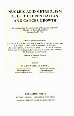 NUCLEIC ACID METABOLI<em>S</em>M CELL DIFFEREENTIATION <em>AND</em> CANCER GROWTH