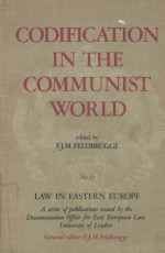 CODI<e<em>m</em>>F</e<em>m</em>>ICATION IN THE CO<em>M</em><em>M</em>UNIST WORLD