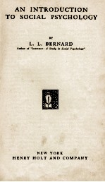 <em>AN</em> <em>INTRODUCTION</em> <em>TO</em> SOCIAL PSYCHOLOGY