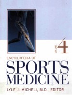 ENCYCLOPEDIA <em>OF</em> SPORTS MEDICINE VOLUME 4