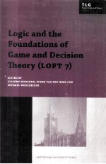 LOGIC AND THE FOUNDATIONS OF GAME AND DECISION THEORY(LOFT <em>7</em>)