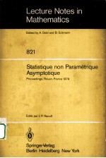 STATISTIQUE NON <em>P</em>ARAMETRIQUE ASYM<em>P</em>TOTIQUE