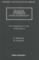 HAGUE ON LEASEHOLD ENFRANCHISEMENT  FIRST SUPPLEMENNT TO THE FIFTH <em>EDITION</em>
