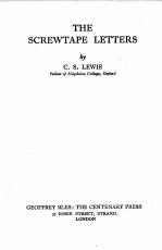 <em>THE</em> <em>S</em>CREWTAPE LETTER<em>S</em>