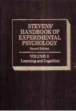 STEVENS’ <em>HANDBOOK</em> OF EXPERIMENTAL PSYCHOLOGY SECOND EDITION VOLUME 2