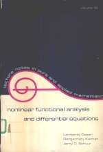 NONLINEAR FUNCTIONAL <em>AND</em> <em>DIFFERENTIAL</em> <em>EQUATION</em>S
