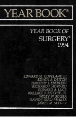 THE YEAR BOOK <em>OF</em> SURGERY 1994
