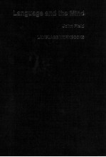 <em>LANGUAGE</em> AND <em>THE</em> MIND