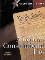 <em>A</em>MERIC<em>A</em>N CONSTITUTION<em>A</em>L <em>L<em>A</em>W</em>  <em>THIRD</em> <em>EDITION</em>