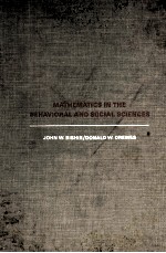 MATHEMATICS <em>IN</em> THE BEHAVIORAL <em>AND</em> SOCIAL SCIENCES
