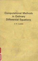 COMPUTATIONAL METHODS IN ORDINARY <em>DIFFERENTIAL</em> <em>EQUATIONS</em>