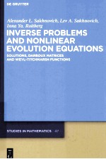 Inverse Problems <em>and</em> Nonlinear Evolution <em>Equation</em>s:Solutions