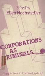 CORPORATIONS AS CRI<em>M</em>INALS