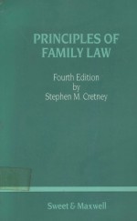 PR<em>IN</em>CIPLES <em>OF</em> FAMILY LAW  <em>FOURTH</em> <em>EDITION</em>