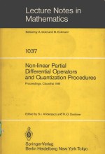 NON-<em>LINEAR</em> <em>PARTIAL</em> <em>DIFFERENTIAL</em> OPERATORS <em><em>AN</em>D</em> QU<em>AN</em>TIZATION PROCEDURES