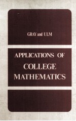 APPLICATIONS OF COLL<em>E</em>G<em>E</em> MATH<em>E</em>MATICS
