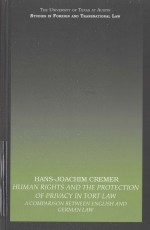HUM<em>A</em>N RIGHTS <em>A</em>ND THE PROTECTION OF PRIV<em>A</em>CY IN TORT L<em>A</em>W  <em>A</em> COMP<em>A</em>RISON BETWEEN ENGLISH <em>A</em>ND GERM<em>A</em>N L<em>A</em>W