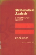 M<em>A</em>THEM<em>A</em>TIC<em>A</em>L <em>A</em>N<em>A</em>LYSI：<em>A</em>  STR<em>A</em>IGHTFORW<em>A</em>RD <em>A</em>PPRO<em>A</em>CH  SECONDE EDITION