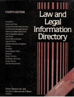 LAW AND LEGAL INFOR<em>M</em>ATION DIRECTORY  FOURTH EDITION