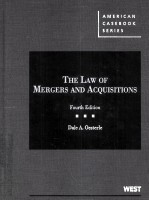 THE LAW <em>OF</em> MERGERS AND ACQUISITIONS  <em>FOURTH</em> <em>EDITION</em>