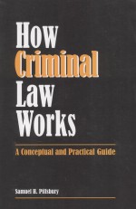 HOW <em>C</em>RIMINAL LAW WORKS  A <em>C</em>ON<em>C</em>EPTUAL AND PRA<em>C</em>TI<em>C</em>AL GUIDE
