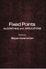 Fixed points : <em>algorithms</em> <em>and</em> <em>applications</em>