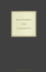 BOUN<em>D</em>ARIES AN<em>D</em> EASEMENTS  FIFTH E<em>D</em>ITION
