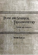 PLANE AND SPHERI<em>C</em>AL TRIGONOMETRY