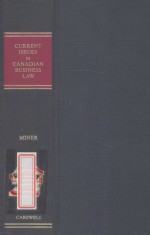 Current issues in Canadian <em>bu</em>siness law
