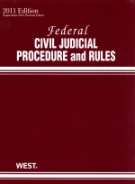 FEDERAL CIVIL JUDICIAL <em>PROCEDURE</em> AND <em>RULES</em>  20<em>1</em><em>1</em> <em>EDITIO</em>N