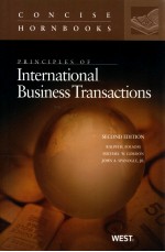 PRINCTPLES <em>OF</em> INTERNATIONAL BUSINESS TRANSACTIONS  SECOND <em>EDITION</em>