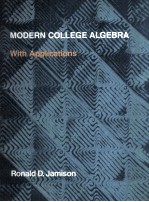MODERN COLLEGE ALGEBRA <em>WITH</em> APPLICATION<em>S</em>