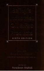 bailey's industrial oil and fat products volume 1 sixth <em>edition</em>