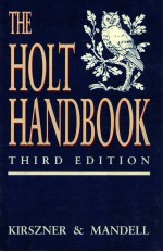 <em>THE</em> HOLT HANDBOOK THIRD <em>EDITION</em>