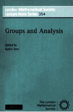 GROUPS AND <em>ANALYSIS</em> THE LEGACY <em>OF</em> HERMANN WEYL