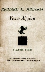 VECTOR ALGEBRA VOLUME <em>FOUR</em>