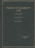 PRODUCTS LI<em>A</em>BILITY <em>L<em>A</em>W</em>  SECOND <em>EDITION</em>
