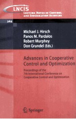 Adva<em>n</em>ces i<em>n</em> Coope<em>r</em>ative Co<em>n</em>t<em>r</em>ol a<em>n</em>d Optimizatio<em>n</em>