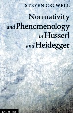MO<em>R</em>MATIVITY AND PHENOMENOLOGY IN HUSSE<em>R</em>L AND HEIDEGGE<em>R</em>