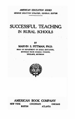 SUCCESSFUL TEAC<em>H</em>ING IN <em>R</em>U<em>R</em>AL SC<em>H</em>OOLS