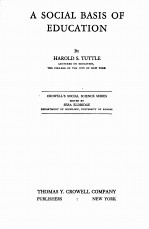 <em>A</em> SOCI<em>A</em>L B<em>A</em>SIS <em>OF</em> EDUC<em>A</em>TION