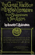 <em>THE</em> GREAT TRADITION IN ENGLISH LITERATURE FROM SHAKESPEARE TO JANE AUSTEN