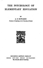 <em>THE</em> PSYCHOLOGY <em>OF</em> <em>ELEMENTARY</em> EDUCATION