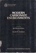 MODERN CARBONATE ENVIRONMENTS  Benchmark Papers in Geo<em>l</em>ogy/74