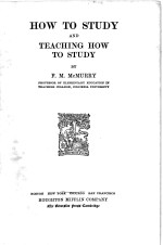 HOW <em>TO</em> STUDY AND <em>TEACHING</em> HOW <em>TO</em> STUDY